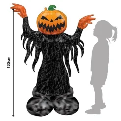 Party Delights Balloons<Pumpkin Head Ghost Airloonz Balloon - 53"