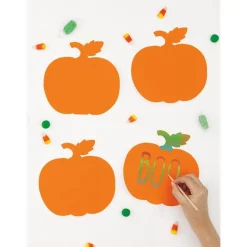 Party Delights Hanging Decorations<Pumpkin Scratch Art Cutouts (24Pk)