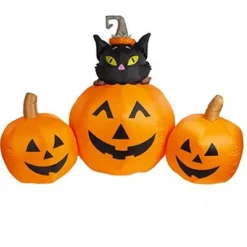 Party Delights Props<Pumpkins With Black Cat - 1.8M