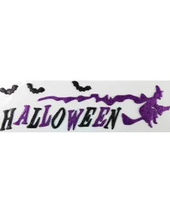 Party Delights Window & Door Decorations<Purple Halloween Gel Clings - 15.5Cm X 53Cm