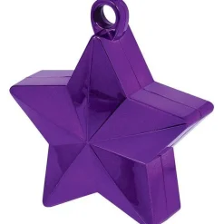 Party Delights Balloons<Purple Star Balloon Weight - 165G