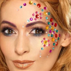 Rainbow Jewel Face Gems<Party Delights New