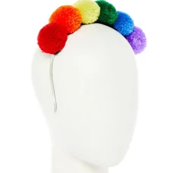Rainbow Pompom Headband<Party Delights Outlet