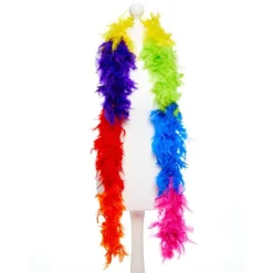 Rainbow Pride Feather Boa<Party Delights Discount