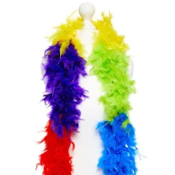 Rainbow Pride Feather Boa<Party Delights Discount