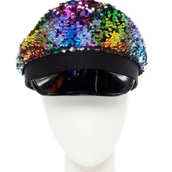 Rainbow Sequin Peak Hat<Party Delights Outlet