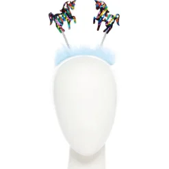 Rainbow Unicorn Sequin Headband<Party Delights Outlet