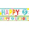 3Rd Birthday Paper Banners - 1M (3Pk)<Party Delights Clearance