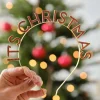 Party Delights Christmas Party Accessories<Red & Gold It's Christmas Metal Headband