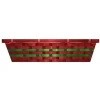 Party Delights Gift Wrapping<Red & Green Christmas Hamper Basket - 42Cm