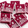 Party Delights Christmas Sweets<Red & Silver Merry Christmas Chocolate Neapolitans X50