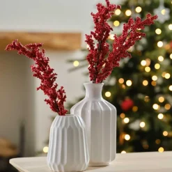 Red Berry Stems Christmas Foliage - 75Cm (5Pk)<Party Delights Sale