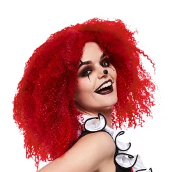 Red Crimped Wig<Party Delights Best