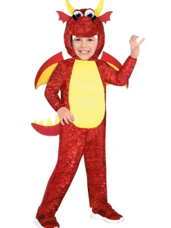 Kids' Party Delights Kids'<Red Dragon - Child Costume