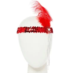 Red Flapper Headband<Party Delights New