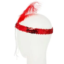 Red Flapper Headband<Party Delights New
