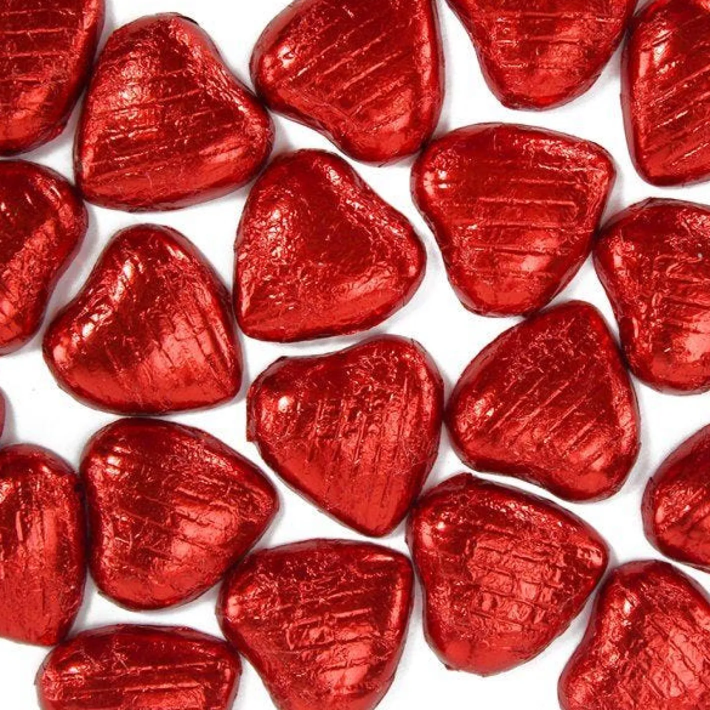 Red Foil Chocolate Hearts X20<Party Delights