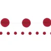 Red Honeycomb Garland Decoration - 2.1M<Party Delights Online