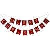 Party Delights Hanging Decorations<Red Merry Christmas Velvet Bunting - 2M