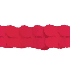 Red Paper Garland - 3.65M<Party Delights New