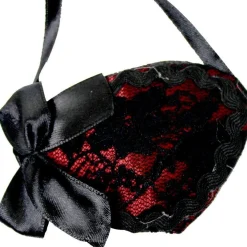 Red Pirate Eye Patch With Black Lace<Party Delights Best