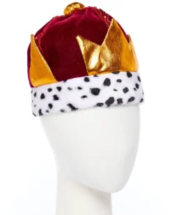 Red Plush King's Crown<Party Delights Discount