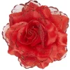 Women's Party Delights Women's<Red Rose Hair Clip With Glitter