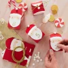 Party Delights Christmas Party Accessories<Red Santa Shaped Christmas Advent Calendar Boxes (24Pk)