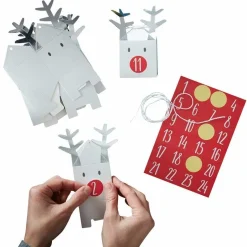 Party Delights Christmas Party Accessories<Reindeer Christmas Advent Calendar Boxes (24Pk)