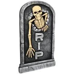 Party Delights Props<Rip Skeleton Tombstone - 56Cm