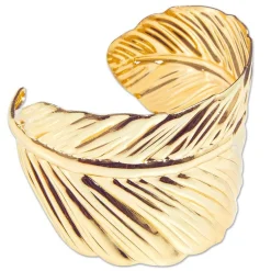 Roman Leaf Gold Bangle<Party Delights