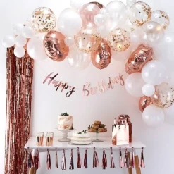 Rose Gold Balloon Arch - 70 Balloons<Party Delights Hot
