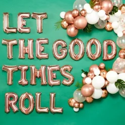 Rose Gold Balloon Arch Garland - 66 Balloons<Party Delights Discount