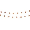 Rose Gold Star Foil Garland - 3.6M<Party Delights
