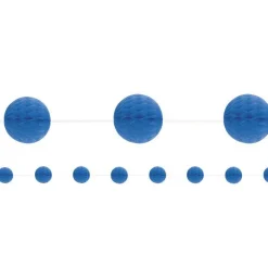 Royal Blue Honeycomb Garland Decoration - 2.1M<Party Delights Online