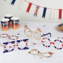 Royal Customisable Paper Glasses<Party Delights Hot