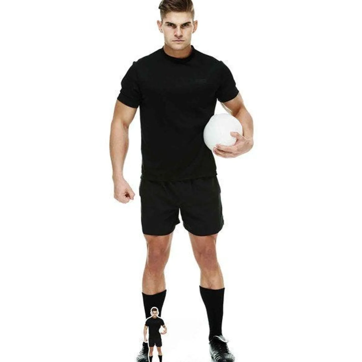Rugby Player Cardboard Cutout - 188Cm X 72Cm<Party Delights Online