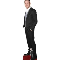 Ryan Gosling Black Suit Cardboard Cutout - 185Cm X 45Cm<Party Delights Clearance