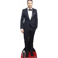Ryan Reynolds Tuxedo Cardboard Cutout - 188Cm X 55Cm<Party Delights Sale