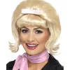 50S Blonde Flicked Beehive Bob Wig<Party Delights Discount