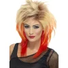 80S Red & Blonde Mullet Wig<Party Delights