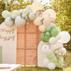 Sage, Nude & White Balloon Arch Kit - 70 Balloons<Party Delights Outlet