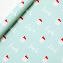 Party Delights Gift Wrapping<Santa Christmas Personalised Wrapping Paper - 62 X 100Cm Sheet
