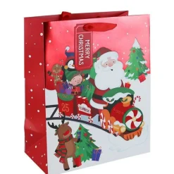 Party Delights Gift Wrapping<Santa Train Large Gift Bag - 33Cm X 26.5Cm