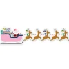 Party Delights Hanging Decorations<Santa's Sleigh Banner - 2M