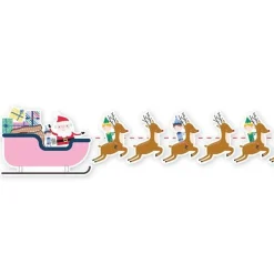 Party Delights Hanging Decorations<Santa's Sleigh Banner - 2M