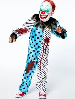 Kids' Party Delights Kids'<Scary Clown With Mask - Child Costume