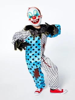 Kids' Party Delights Kids'<Scary Clown With Mask - Child Costume