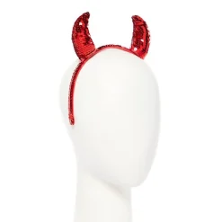 Sequinned Devil Horns Headband<Party Delights Hot