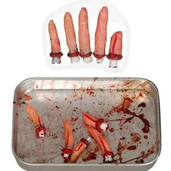 Party Delights Props<Severed Bloody Fingers (5Pk)